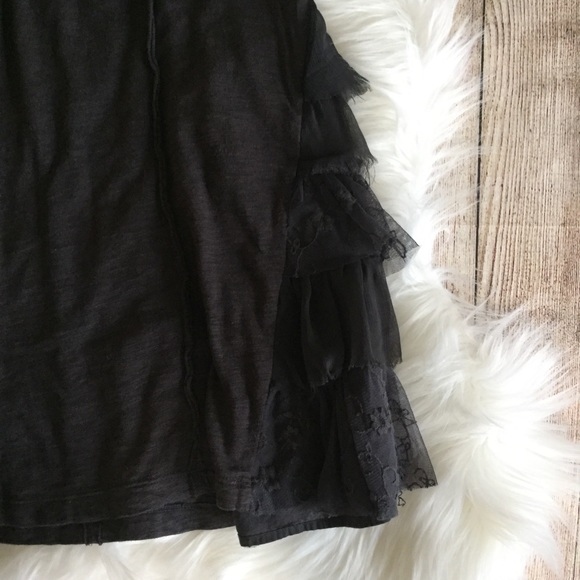 Anthropologie Lilka Gray Ruffle Tank - Picture 4 of 5